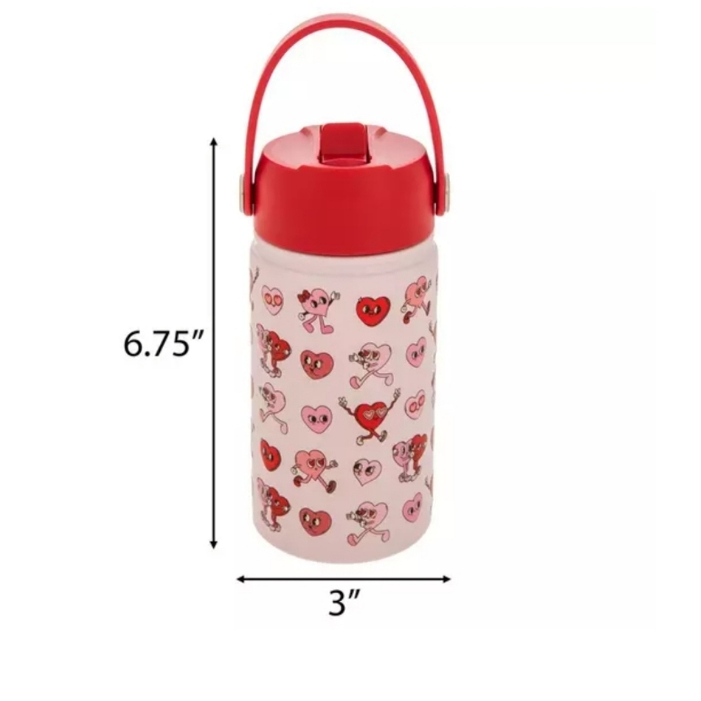 Hobby Lobby Heart Design Party Bottle - Red and Pink